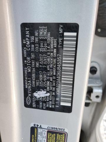 Photo 12 VIN: KM8J23A40KU845357 - HYUNDAI TUCSON SE 