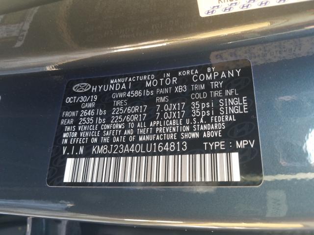 Photo 9 VIN: KM8J23A40LU164813 - HYUNDAI TUCSON SE 