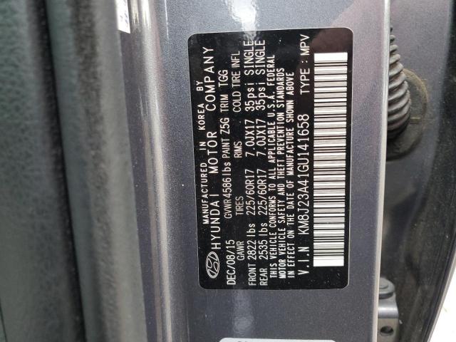 Photo 12 VIN: KM8J23A41GU141658 - HYUNDAI TUCSON SE 