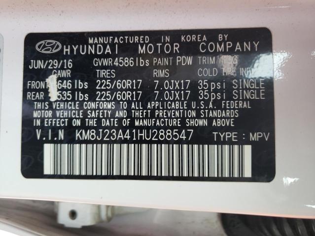 Photo 9 VIN: KM8J23A41HU288547 - HYUNDAI TUCSON SE 