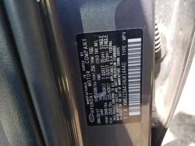 Photo 11 VIN: KM8J23A41HU414440 - HYUNDAI TUCSON SE 