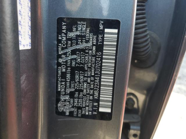 Photo 11 VIN: KM8J23A41JU702416 - HYUNDAI TUCSON 