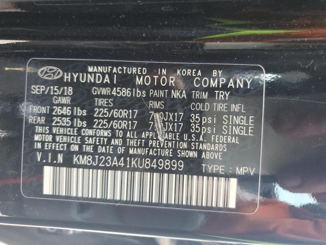 Photo 12 VIN: KM8J23A41KU849899 - HYUNDAI TUCSON SE 