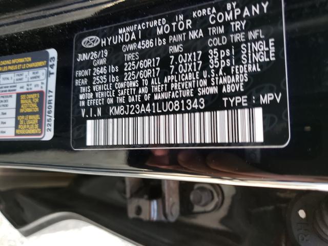 Photo 9 VIN: KM8J23A41LU081343 - HYUNDAI TUCSON SE 