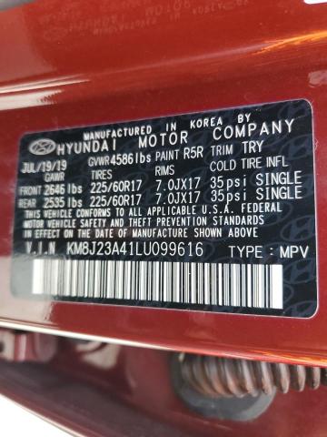 Photo 12 VIN: KM8J23A41LU099616 - HYUNDAI TUCSON SE 