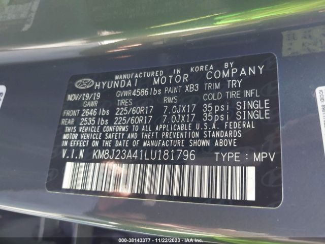 Photo 8 VIN: KM8J23A41LU181796 - HYUNDAI TUCSON 