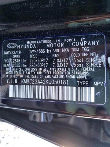 Photo 9 VIN: KM8J23A42KU050181 - HYUNDAI TUCSON SE 