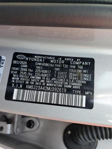 Photo 9 VIN: KM8J23A42MU392619 - HYUNDAI TUCSON SE 