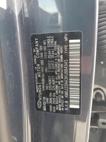 Photo 12 VIN: KM8J23A43KU884945 - HYUNDAI TUCSON SE 