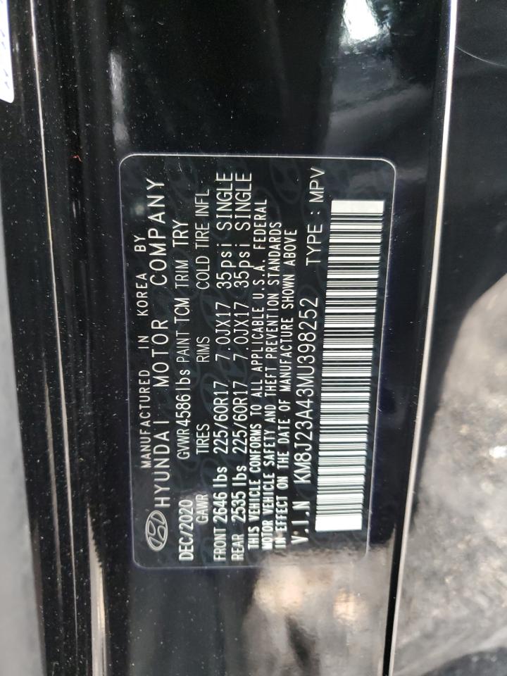 Photo 11 VIN: KM8J23A43MU398252 - HYUNDAI TUCSON 