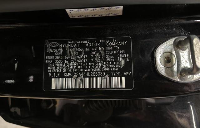 Photo 9 VIN: KM8J23A44HU266039 - HYUNDAI TUCSON 