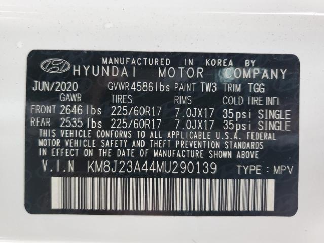 Photo 12 VIN: KM8J23A44MU290139 - HYUNDAI TUCSON SE 