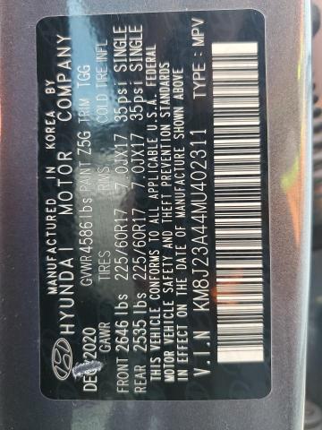 Photo 12 VIN: KM8J23A44MU402311 - HYUNDAI TUCSON SE 