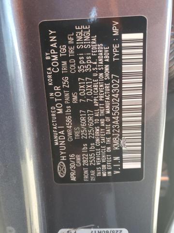 Photo 13 VIN: KM8J23A45GU243027 - HYUNDAI TUCSON 