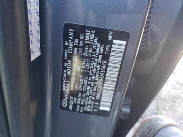 Photo 9 VIN: KM8J23A45HU416448 - HYUNDAI TUCSON SE 