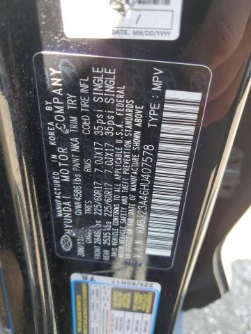 Photo 12 VIN: KM8J23A46HU407578 - HYUNDAI TUCSON SE 