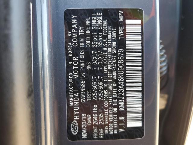 Photo 12 VIN: KM8J23A46KU908879 - HYUNDAI TUCSON SE 