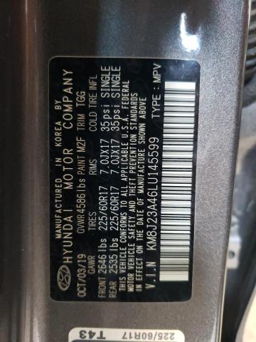 Photo 11 VIN: KM8J23A46LU145599 - HYUNDAI TUCSON SE 