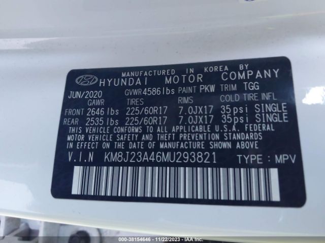 Photo 8 VIN: KM8J23A46MU293821 - HYUNDAI TUCSON 