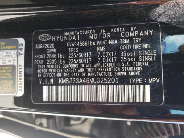 Photo 9 VIN: KM8J23A46MU325201 - HYUNDAI TUCSON SE 