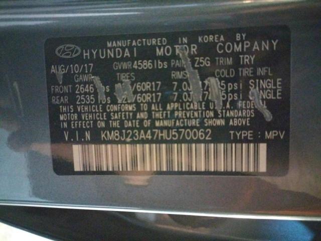 Photo 9 VIN: KM8J23A47HU570062 - HYUNDAI TUCSON 