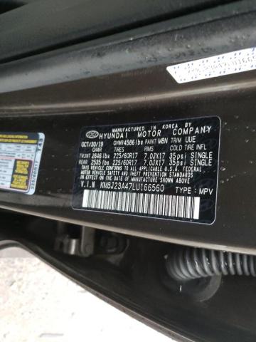 Photo 9 VIN: KM8J23A47LU166560 - HYUNDAI TUCSON SE 