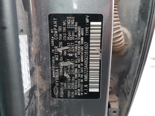 Photo 9 VIN: KM8J23A48GU181607 - HYUNDAI TUCSON SE 