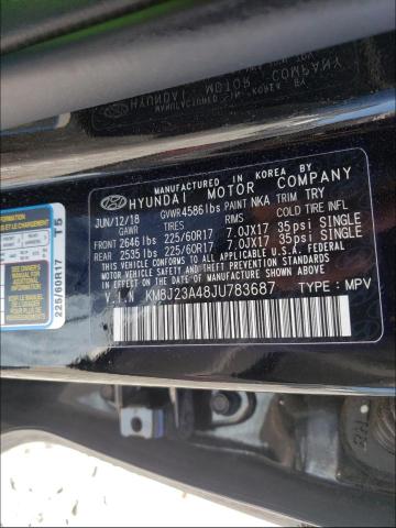 Photo 9 VIN: KM8J23A48JU783687 - HYUNDAI TUCSON SE 