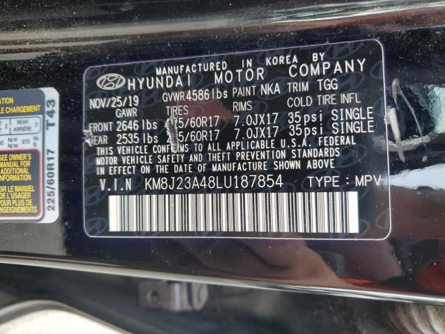 Photo 12 VIN: KM8J23A48LU187854 - HYUNDAI TUCSON 