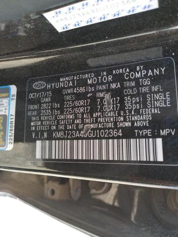 Photo 9 VIN: KM8J23A49GU102364 - HYUNDAI TUCSON SE 