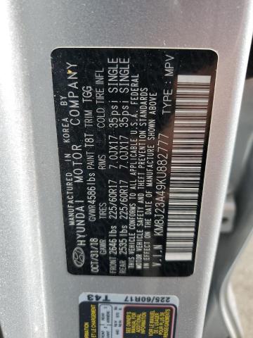 Photo 11 VIN: KM8J23A49KU882777 - HYUNDAI TUCSON SE 