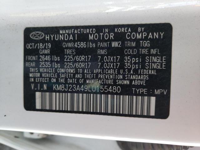 Photo 9 VIN: KM8J23A49LU155480 - HYUNDAI TUCSON SE 