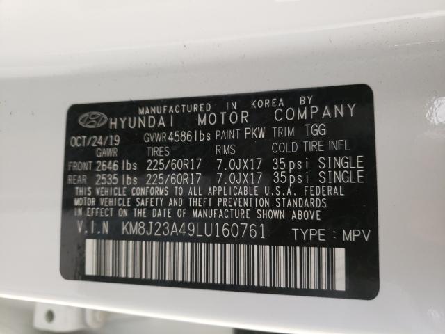 Photo 9 VIN: KM8J23A49LU160761 - HYUNDAI TUCSON SE 