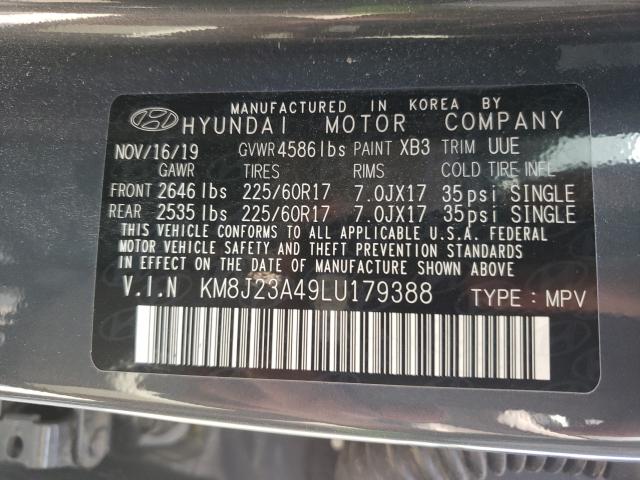 Photo 9 VIN: KM8J23A49LU179388 - HYUNDAI TUCSON 