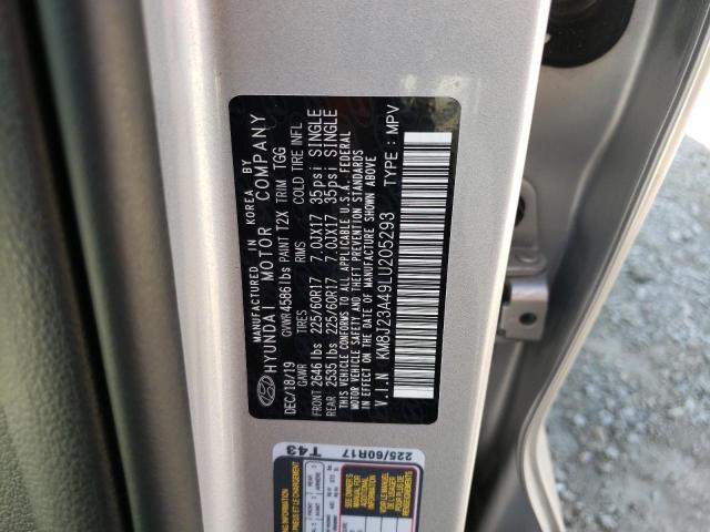 Photo 9 VIN: KM8J23A49LU205293 - HYUNDAI TUCSON SE 