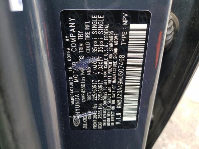 Photo 12 VIN: KM8J23A49MU307498 - HYUNDAI TUCSON SE 