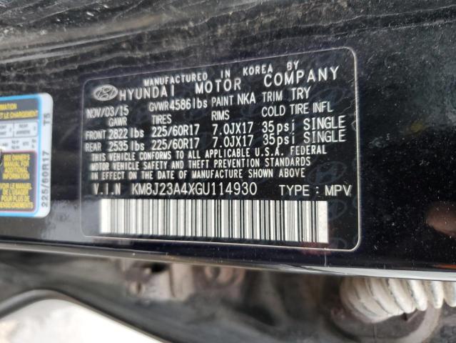 Photo 12 VIN: KM8J23A4XGU114930 - HYUNDAI TUCSON SE 