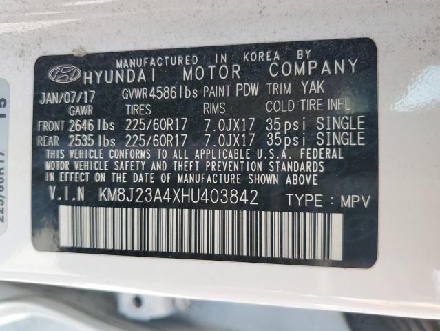 Photo 12 VIN: KM8J23A4XHU403842 - HYUNDAI TUCSON 