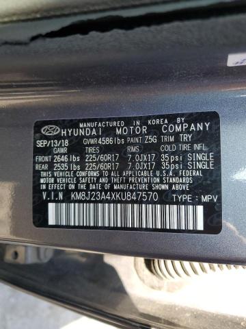 Photo 11 VIN: KM8J23A4XKU847570 - HYUNDAI TUCSON 