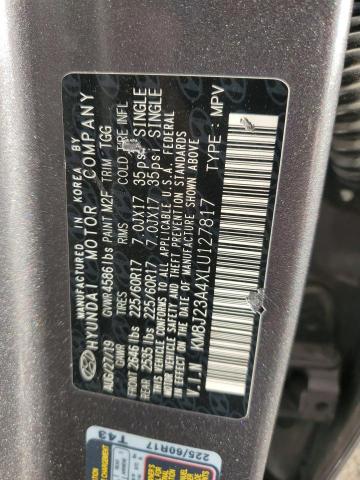 Photo 12 VIN: KM8J23A4XLU127817 - HYUNDAI TUCSON SE 