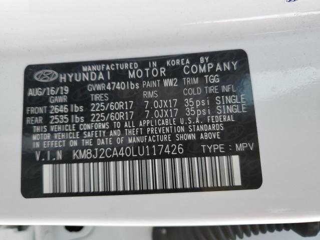 Photo 11 VIN: KM8J2CA40LU117426 - HYUNDAI TUCSON 