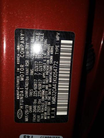 Photo 9 VIN: KM8J2CA41KU054772 - HYUNDAI TUCSON SE 