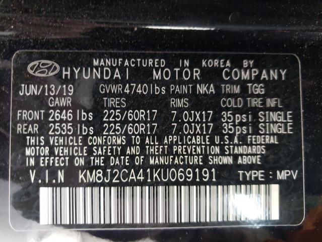 Photo 13 VIN: KM8J2CA41KU069191 - HYUNDAI TUCSON SE 