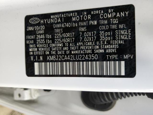 Photo 11 VIN: KM8J2CA42LU224350 - HYUNDAI TUCSON SE 