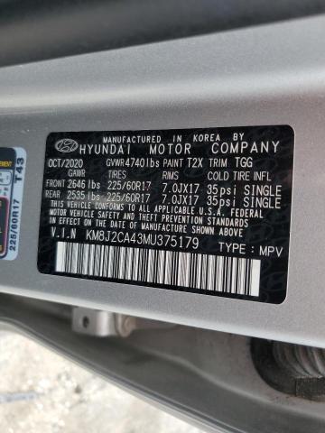 Photo 12 VIN: KM8J2CA43MU375179 - HYUNDAI TUCSON 