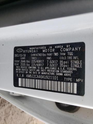 Photo 9 VIN: KM8J2CA46KU921101 - HYUNDAI TUCSON SE 