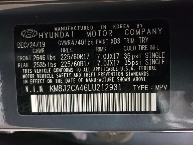 Photo 11 VIN: KM8J2CA46LU212931 - HYUNDAI TUCSON SE 