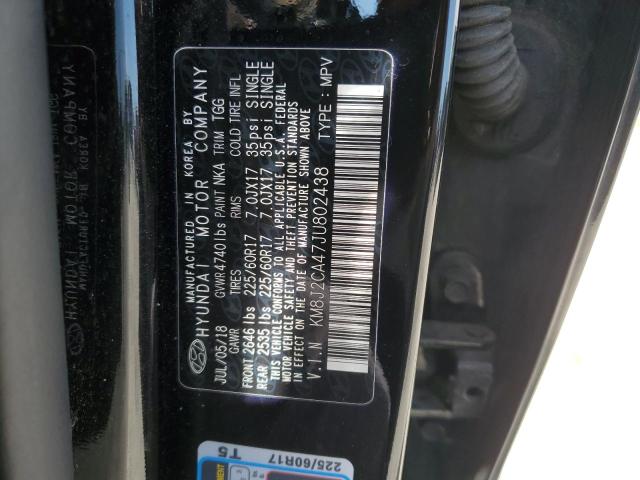 Photo 12 VIN: KM8J2CA47JU802438 - HYUNDAI TUCSON SE 