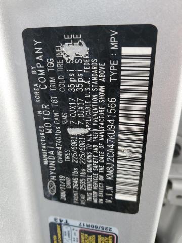 Photo 12 VIN: KM8J2CA47KU941566 - HYUNDAI TUCSON SE 