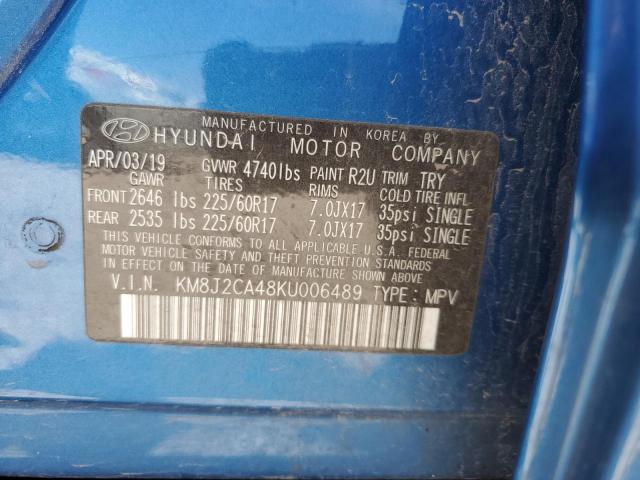 Photo 11 VIN: KM8J2CA48KU006489 - HYUNDAI TUCSON 